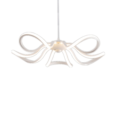 Octopus LED Pendant Chandelier Minimalist Acrylic Dining Room Ceiling Suspension Lamp in Warm/White Light