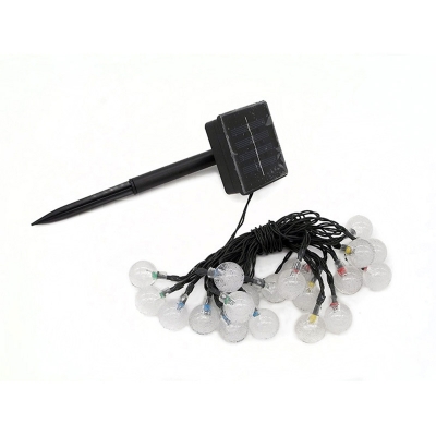 Acrylic Seedy Bubble Festive Lighting Modern 20 Bulbs Black Fairy Light String in Warm/White/Multi-Color Light, 16.4ft
