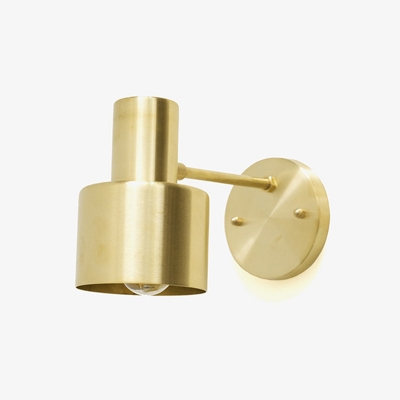 Brass Grenade Mini Wall Lighting Postmodern 1-Light Metal Wall Mounted Lamp with Adjustable Joint