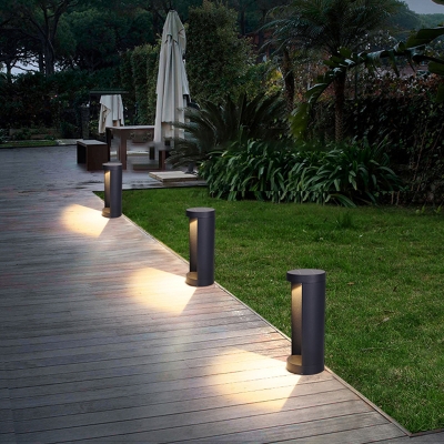 Cylindrical Outdoor Path Lighting Ideas, Outdoor Path Lighting Solar