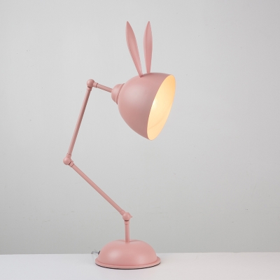 Bulb Metal Desk Lamp, Gold Bunny Table Lamp