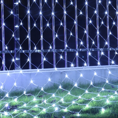 PVC Trellis Solar Christmas Light Artistry 9.8ft LED Clear Festive Light String in Warm/White/Blue Light
