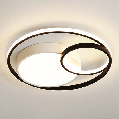 Circular Bedroom Flush Mount Lamp Acrylic Nordic LED Flush Mount Ceiling Lighting Fixture