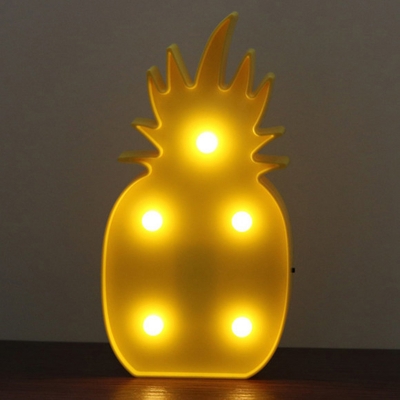 Plastic Fruit Shaped Night Lighting Decorative LED Battery Wall Light Kit for Nursery