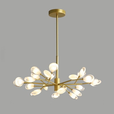Simplicity Branched Firefly Chandelier Light Acrylic Living Room LED Pendant Light Fixture