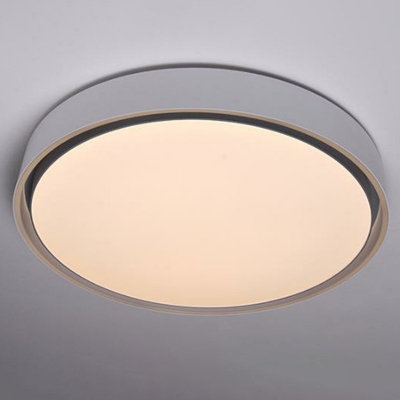 Simplicity LED Ceiling Lamp Round Flush Mount Lighting Fixture with Acrylic Shade