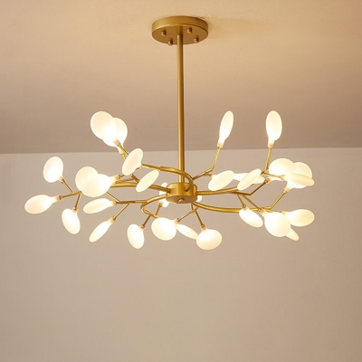 Sputnik Firefly Living Room Chandelier Light Acrylic Simplicity LED Pendant Light Fixture
