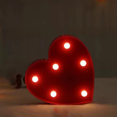 Plastic Figurine LED Night Lighting Cartoon Battery Operated Table Lamp for Kids Room