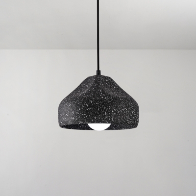 Geometric Kitchen Pendant Light Cement 1 Head Minimalist Suspended Lighting Fixture