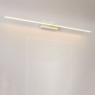 Minimalism Pole Shaped Vanity Wall Light Acrylic Bathroom LED Wall Sconce Lighting