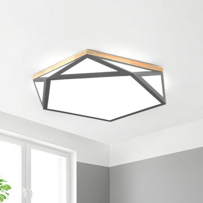 Acrylic Geometric Flush Mount Lighting Nordic Style LED Flush Mount Ceiling Fixture