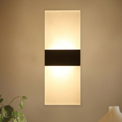 Acrylic Sheet LED Wall Sconce Lighting Contemporary Wall Mount Lamp for Stairway