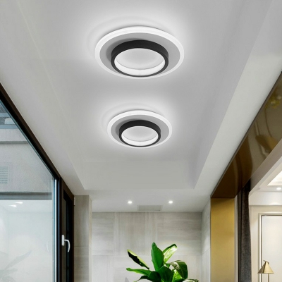 Geometry Corridor LED Ceiling Lighting Acrylic Nordic Style Flush-Mount Light Fixture