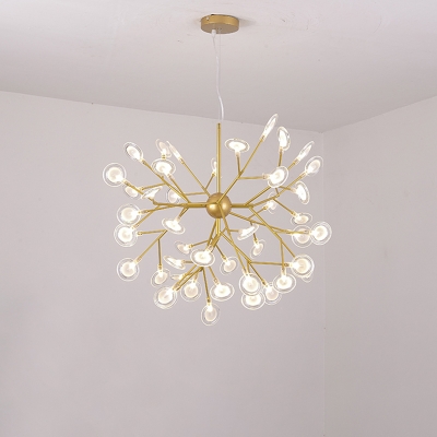 Acrylic Branched Firefly LED Ceiling Lighting Postmodern Chandelier Light Fixture for Bedroom