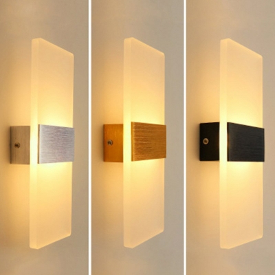 Details about   19W LED Wall Sconce Lamp Acrylic Home Lighting Color Change W/ Couple Doll SL 