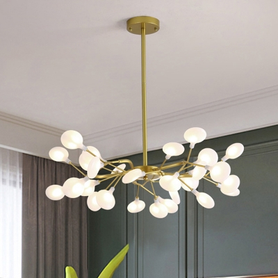 Nordic Sputnik Firefly LED Suspension Lighting Acrylic Living Room Chandelier Light