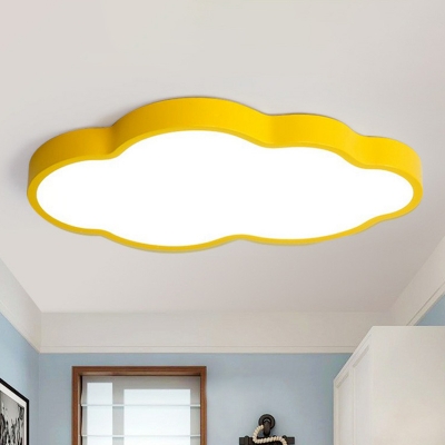 Cloud LED Flush Mounted Light Cartoon Acrylic Kids Bedroom Ceiling Light Fixture