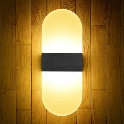 Nordic Creative Geometry Sconce Light Acrylic Bedroom LED Wall Mount Light Fixture