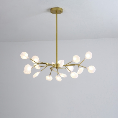 Nordic Sputnik Firefly LED Suspension Lighting Acrylic Living Room Chandelier Light