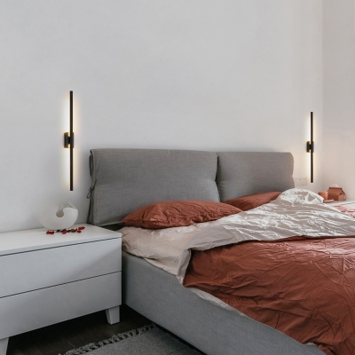 Plastic Tube Wall Lighting Fixture Minimal LED Wall Light Sconce for Living Room