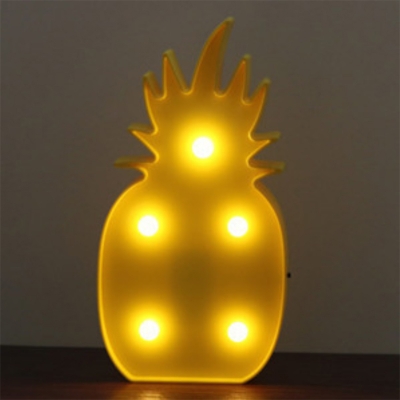 Assorted Shape Mini Night Lighting Ideas Cartoon Plastic Child Room LED Battery Wall Lamp