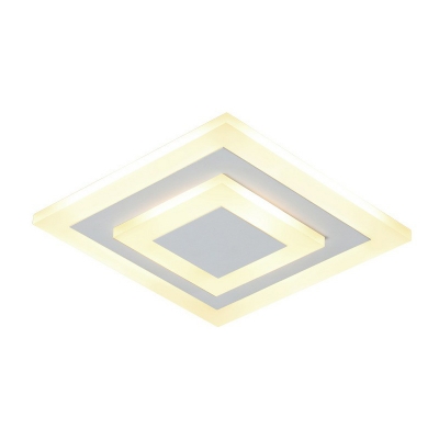 Geometric Mini LED Flush Ceiling Light Modern Acrylic Hallway Flushmount Lighting