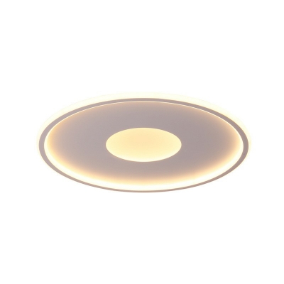 Super-Thin Acrylic Flushmount Lamp Minimalistic LED Round Flush Mount Ceiling Light Fixture