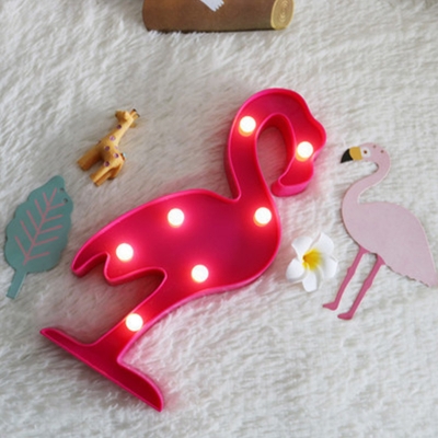 Plastic Figurine LED Night Lighting Cartoon Battery Operated Table Lamp for Kids Room