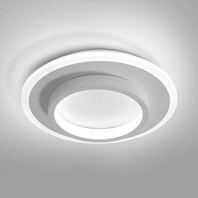 Geometry Corridor LED Ceiling Lighting Acrylic Nordic Style Flush-Mount Light Fixture