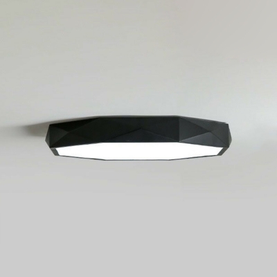Nordic Ultrathin Flush Ceiling Light Acrylic Corridor LED Flush Light Fixture with Beveled Side