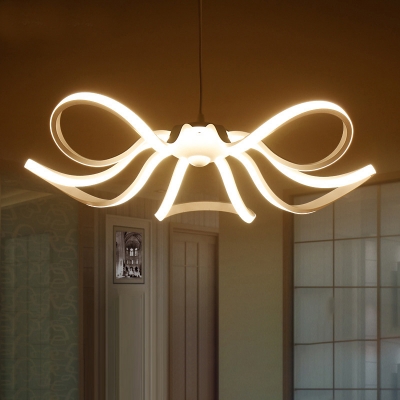 Modern LED Hanging Chandelier Metal Artistic Pendant Light Fixture