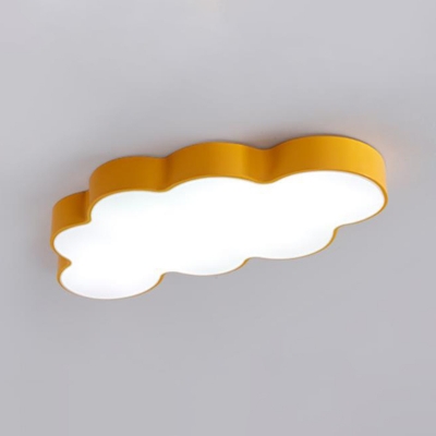 Simplicity Cloud Shaped LED Flushmount Lighting Acrylic Childrens Bedroom Ceiling Lamp