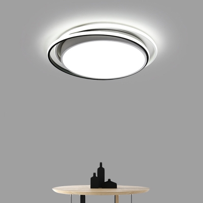 Simplicity Circle LED Flush Mount Light Acrylic Bedroom Flush Mount Ceiling Light