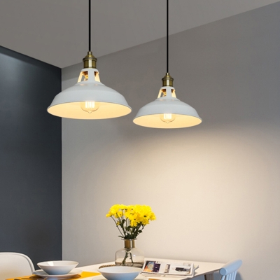 Pot Cover Iron Hanging Light Minimalist Single-Bulb Dining Room Pendant Ceiling Light