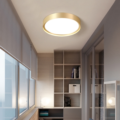 Acrylic Circle LED Flush Mount Light Simplicity Flush Mount Ceiling Light for Corridor