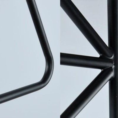 Black Geometric Pendulum Light Minimalistic Metal 1 Head Living Room Pendant Light