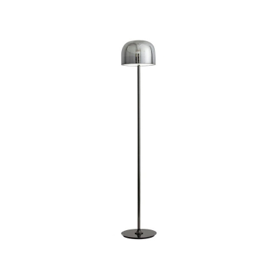 Dome Shade Living Room LED Floor Lamp Glass Single-Bulb Postmodern Standing Lighting