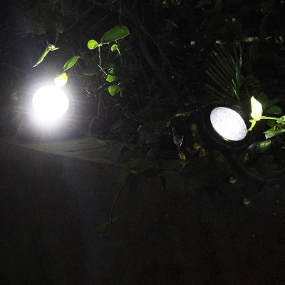 Stone Shaped LED Ground Spotlight Contemporary Resin Outdoor Solar Landscape Lamp, 1 Pc