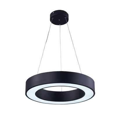 Circular Corridor LED Hanging Lighting Acrylic Simple Style Ceiling Chandelier Lamp
