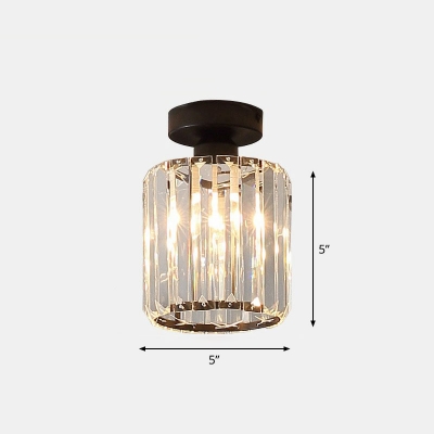 Ball Faceted-Cut Crystal Island Lamp Modern Style Hanging Light Fixture for Dining Room