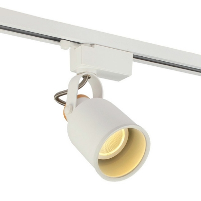 Simplicity Cylinder Semi Flush Ceiling Spotlight Iron Living Room LED Track Light Fixture