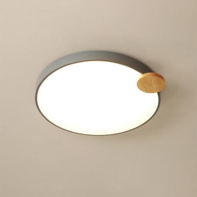 Simplicity LED Flush Ceiling Light Orbit Flushmount Lighting with Acrylic Shade for Bedroom