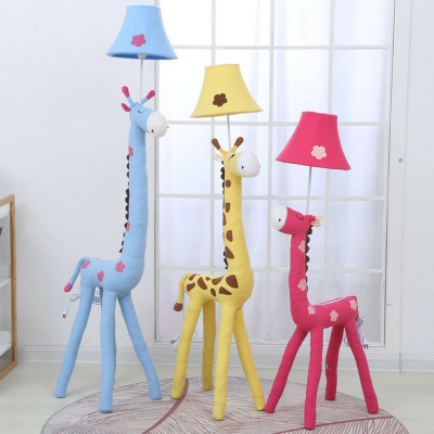 Fabric Giraffe Floor Light Cartoon 1, Giraffe Floor Lamp Nursery