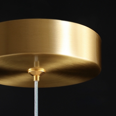 Gold Teardrop LED Pendant Lighting Post-Modern Blown Glass Ceiling Suspension Lamp