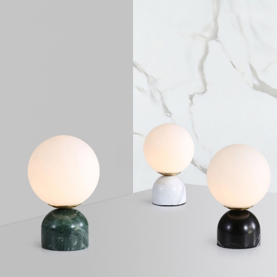 Simple Ball Shaped Table Lamp Cream, Ball Shaped Table Lamps