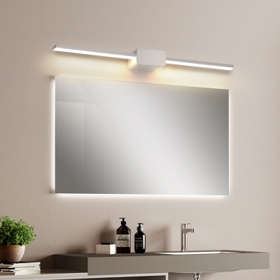 Linear LED Wall Vanity Light Simple Metal Bathroom Wall Sconces Lighting Fixture