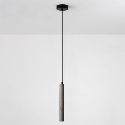 Tube LED Pendant Spotlight Simplicity Cement Dining Room Suspended Lighting Fixture