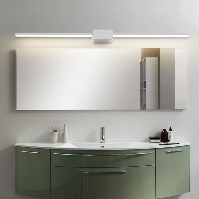 Linear LED Wall Vanity Light Simple Metal Bathroom Wall Sconces Lighting Fixture