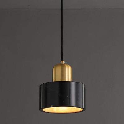 Postmodern Grenade Pendant Lighting Marble 1-Light Dining Room Hanging Ceiling Light
