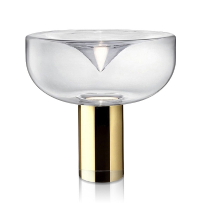 Flowerbud Shaped Bedroom Table Lighting Glass 1 Head Designer Style Night Stand Light
